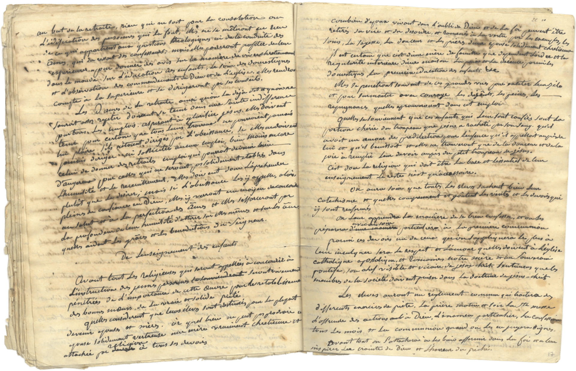 The Importance of Education in Father Terme’s Constitutions